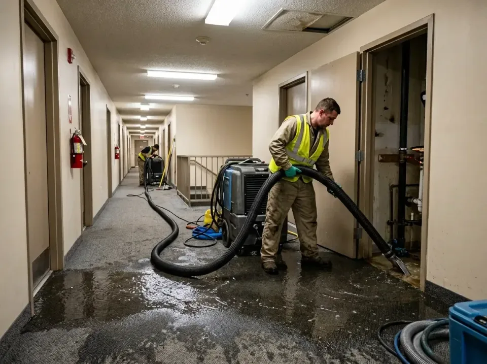 multi-unit-apartment-hallway-f-005 — frequently asked questions, Emergency Burst Pipe Water Extraction & Removal in Bishopvi…